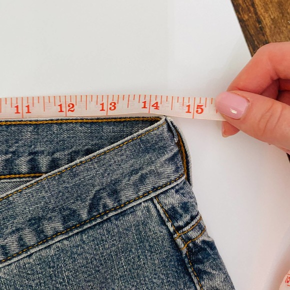 VTG Calvin Klein Low Rise Short Jean Shorts 5 - Picture 10 of 12